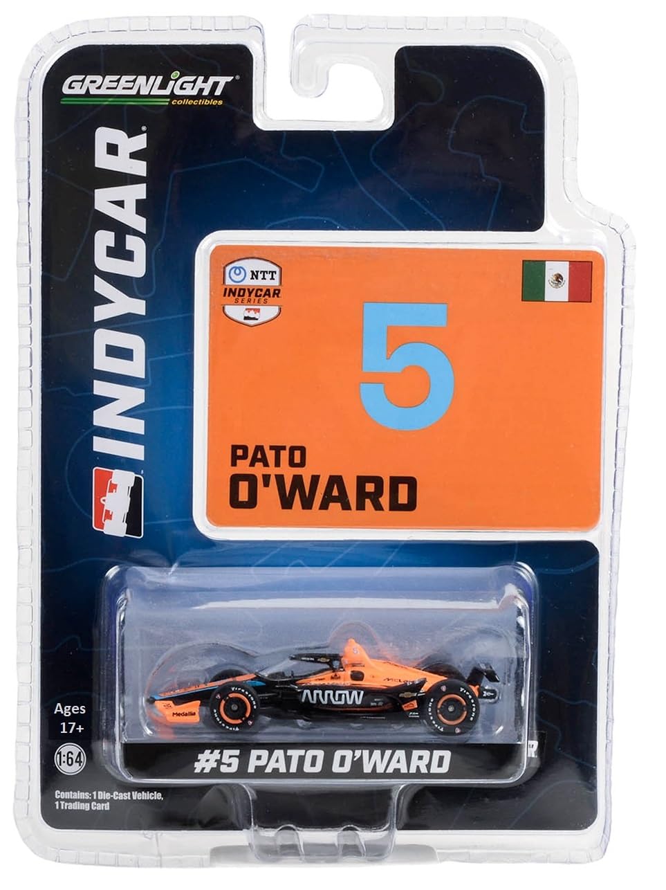 Amazon.com: Dallara IndyCar #5 Pato O'Ward Arrow Arrow McLaren NTT